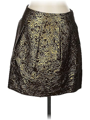 DKNY Faux Leather Skirt (view 1)