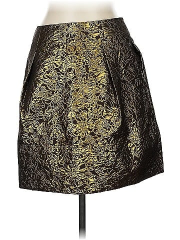 DKNY Faux Leather Skirt (view 2)