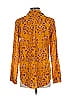 Roller Rabbit 100% Cotton Yellow Long Sleeve Blouse Size S - photo 2