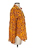 Roller Rabbit 100% Cotton Yellow Long Sleeve Blouse Size S - photo 4
