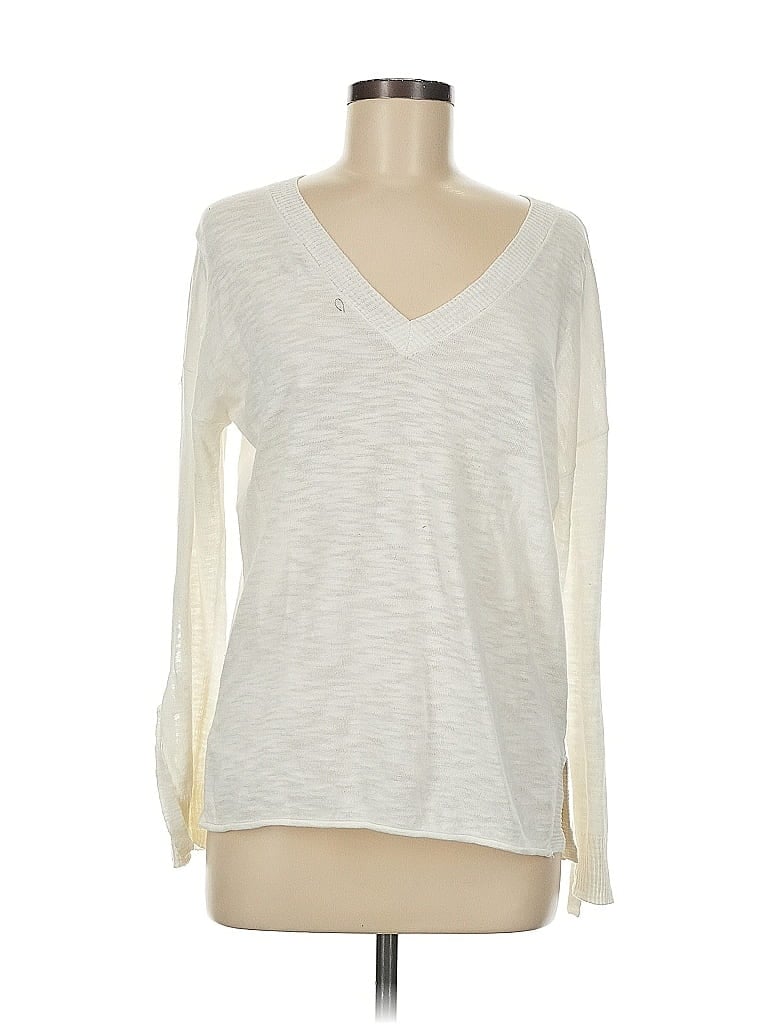 Click to view more detailed imagery on our partner's website Pre-owned Feel The Piece Terre Jacobs 3/4 Sleeve T-shirt In White