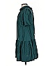 Tanya Taylor 100% Silk Solid Teal Casual Dress Size S - photo 5