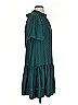 Tanya Taylor 100% Silk Solid Teal Casual Dress Size S - photo 4