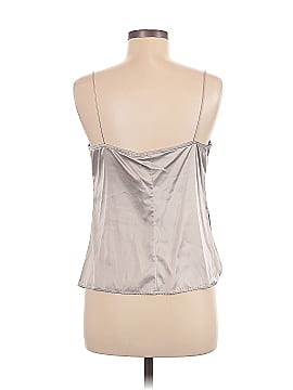 Diane von Furstenberg Silver Purple Sleeveless Blouse Size 4