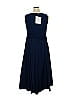 Akris Punto 100% Baumwolle Color Block Blue Casual Dress Size 14 - photo 2