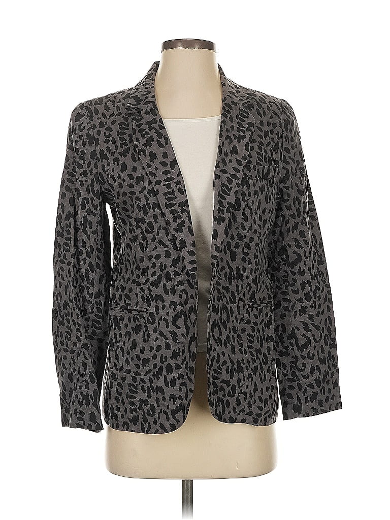 Pre-owned Joie Blazer Jacket In Gray