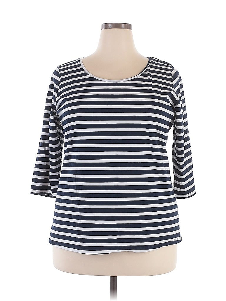 Ellos Blue 3/4 Sleeve T-Shirt Size 18 - photo 1