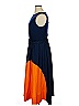 Akris Punto 100% Baumwolle Color Block Blue Casual Dress Size 14 - photo 5