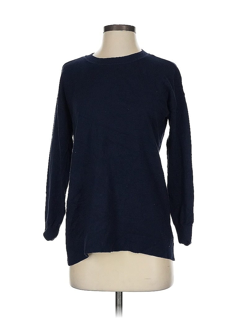 Pre-owned Ann Taylor Loft Pullover Sweater In Blue