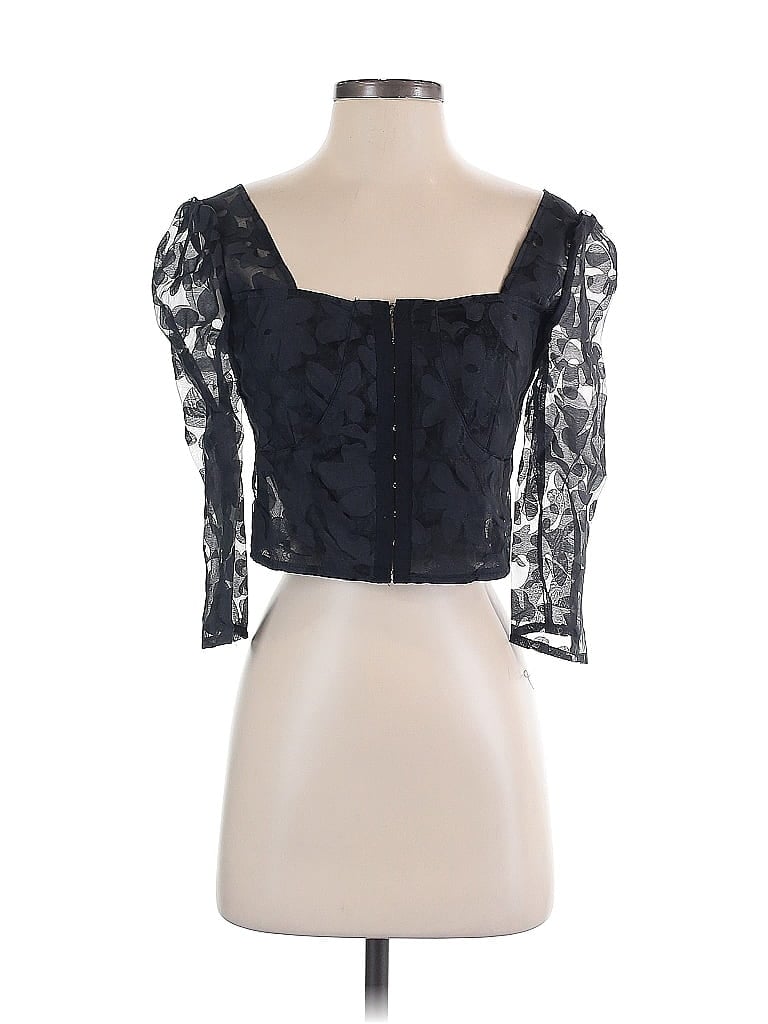 Nasty Gal Inc. Short Sleeve Blouse In Black