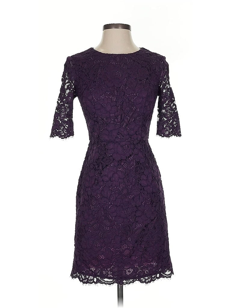 Pre-owned Shoshanna Cocktail Dress In Purple