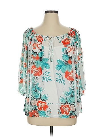 I.N. Studio 3/4 Sleeve Blouse (view 1)