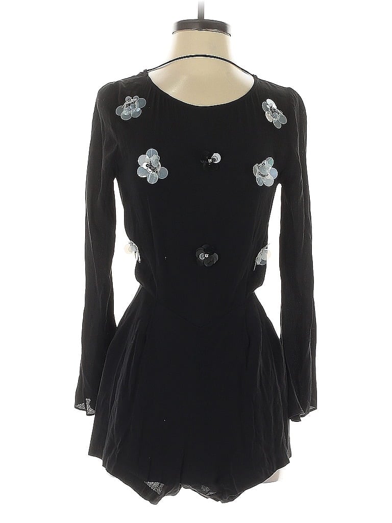 Pre-owned Endless Rose Romper In Black