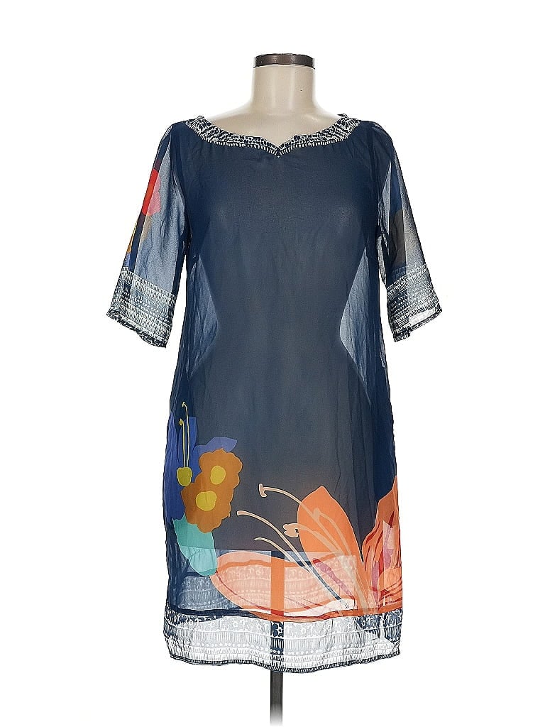 Pre-owned Soft Surroundings Casual Dress In Blue