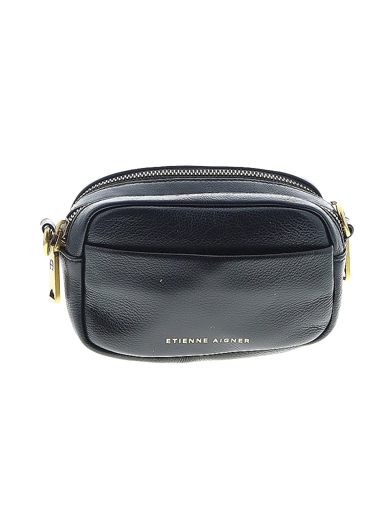Etienne Aigner 100% Leather Black Leather Crossbody Bag One size - photo 1