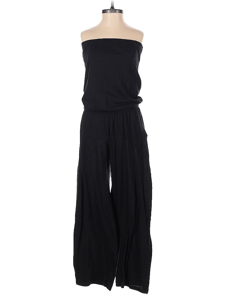Back Label Solid Black Jumpsuit Size XS - photo 1