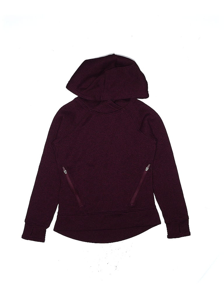 Pre-owned Active By Old Navy Kids' Zip Up Hoodie In Burgundy