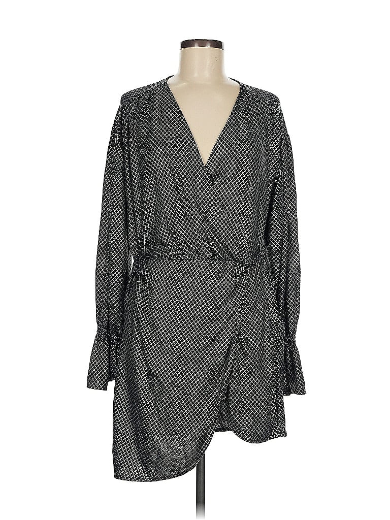 Pre-owned Zara W&b Collection Casual Dress In Gray