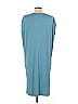 Uniqlo 100% Other Solid Teal Casual Dress Size L - photo 2