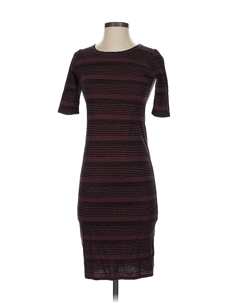 Pre-owned Lularoe Casual Dress In Brown