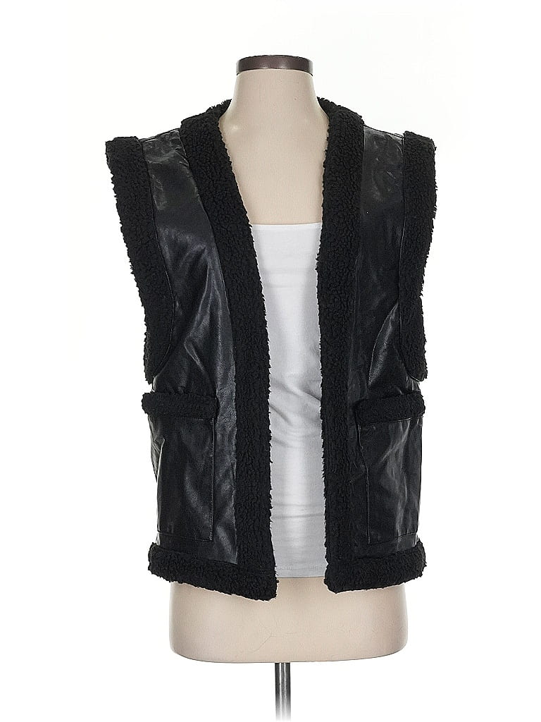 Pre-owned Olivaceous Vest In Black