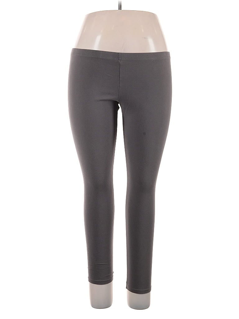 Streetwear Solid Gray Active Pants Size XL - photo 1