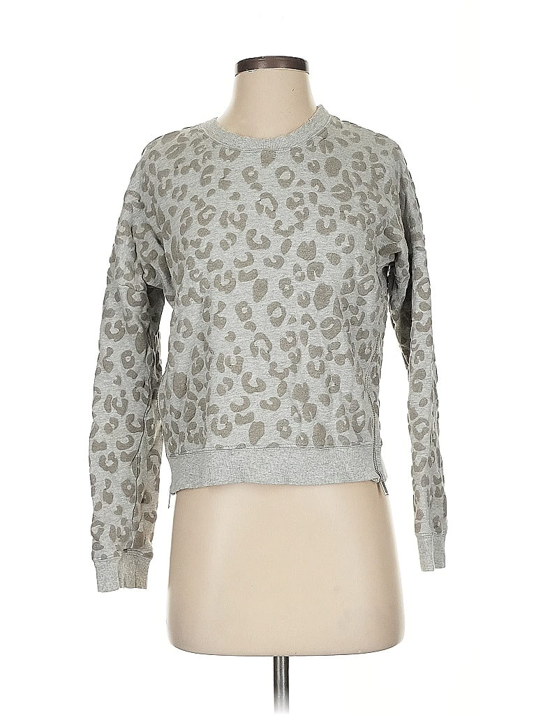 Pre-owned Rails Pullover Sweater In Silver