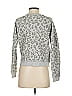 Rails Animal Print Gray Silver Pullover Sweater Size S - photo 2