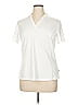 Lady Hagen 100% Polyester Ivory Short Sleeve Polo Size XL - photo 1