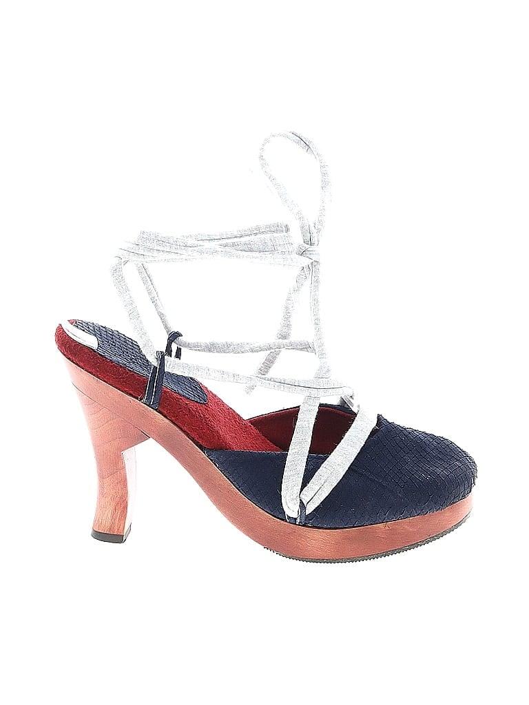 Unbranded Color Block Blue Heels Size 9 - photo 1