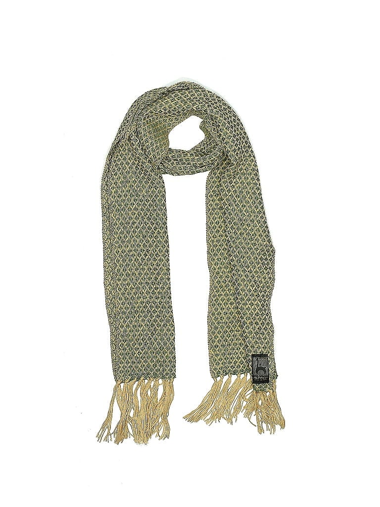 Pre-owned Assorted Brands Scarf In Green