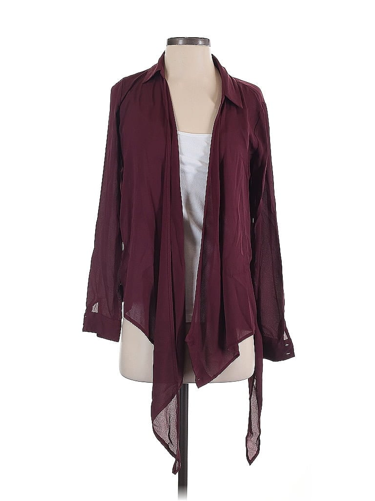 Pre-owned Venus Kimono In Burgundy