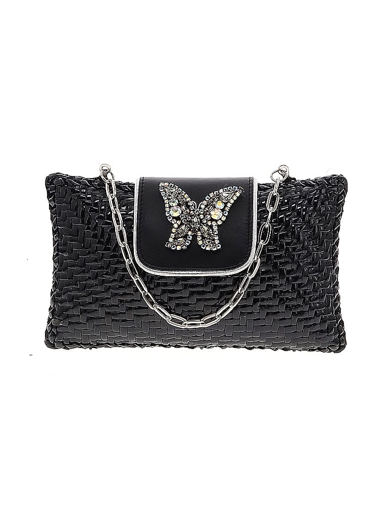 Rafe New York Solid Black Clutch One size - photo 1