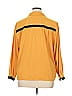 Chaus 100% Polyester Color Block Yellow 3/4 Sleeve Blouse Size 16 - photo 2