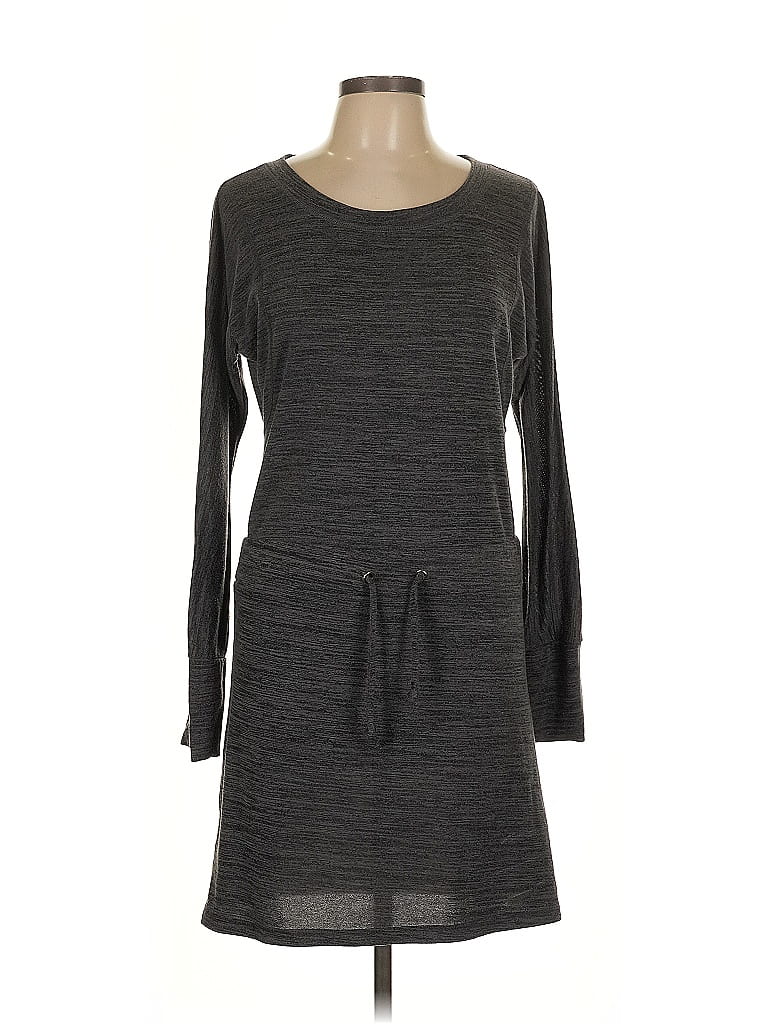 Balance Collection Gray Casual Dress Size L - photo 1
