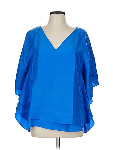 Ralph Lauren 3/4 Sleeve Silk Top (view 1)