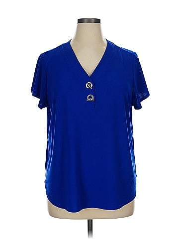 Love Scarlett Short Sleeve Henley (view 1)