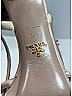 Prada 100% Patent Leather Ivory Tan Patent logo sandals Size EU 39 1/2 - photo 7