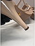 Prada 100% Patent Leather Ivory Tan Patent logo sandals Size EU 39 1/2 - photo 4