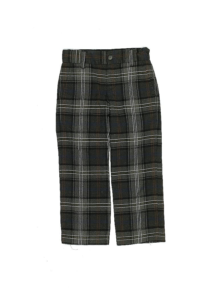 Janie and Jack Plaid Gray Dress Pants Size 4 - photo 1
