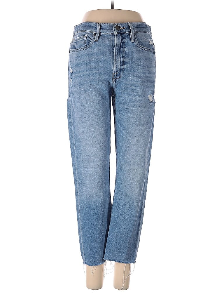 Pre-owned Frame Jeans In Blue