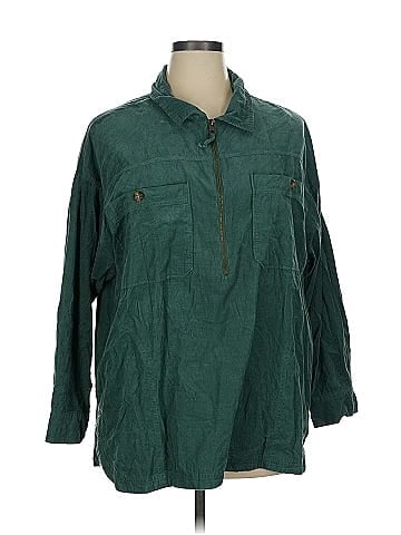 Kensie Long Sleeve Button-Down Shirt (view 1)