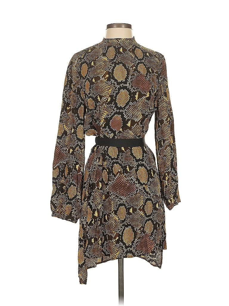 Zara Paisley Brown Casual Dress Size S - photo 1