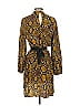 Zara Paisley Brown Casual Dress Size S - photo 2