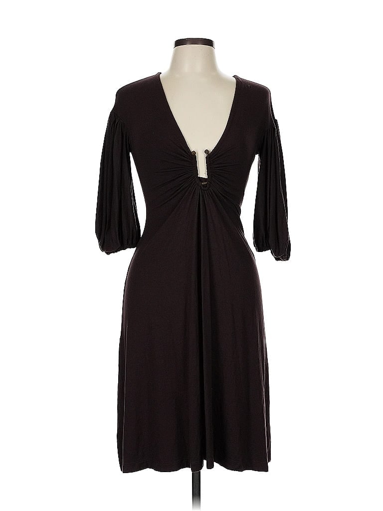 Just Cavalli Black Brown Cocktail Dress Size EU (IT) 42 / US 6 - photo 1