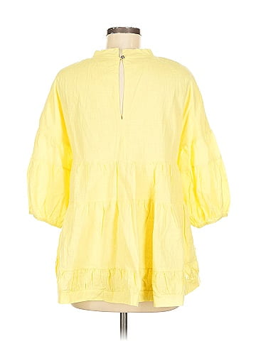 Belongsci 3/4 Sleeve Blouse (view 2)