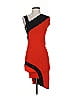Just Cavalli Color Block Red Orange Cocktail Dress Size S - photo 1