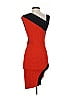 Just Cavalli Color Block Red Orange Cocktail Dress Size S - photo 2