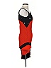 Just Cavalli Color Block Red Orange Cocktail Dress Size S - photo 4