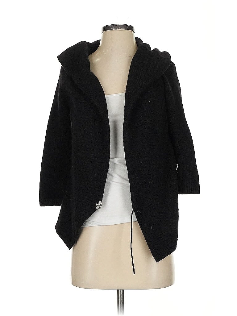 Pre-owned Ann Taylor Cardigan Sweater In Black